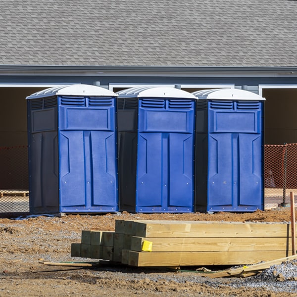 what is the cost difference between standard and deluxe portable toilet rentals in Goddard KS